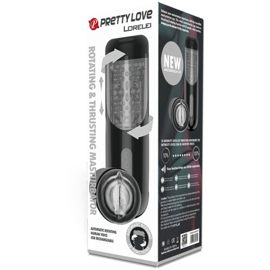 PRETTY LOVE - LORELEI MULTIFUNCTION RECHARGEABLE MASTURBATOR - 1