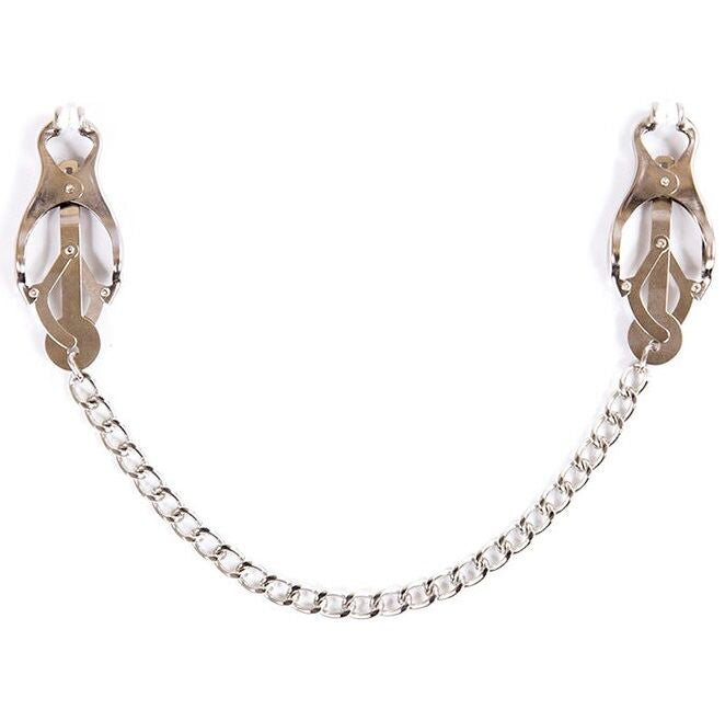 OHMAMA FETISH - METAL CLAMPS WITH CHAIN - 1