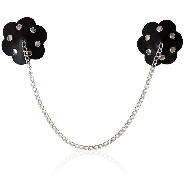 OHMAMA FETISH - PETAL NIPPLE SHIELD WITH CHAIN - 1