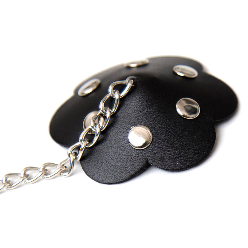 OHMAMA FETISH - PETAL NIPPLE SHIELD WITH CHAIN - 2