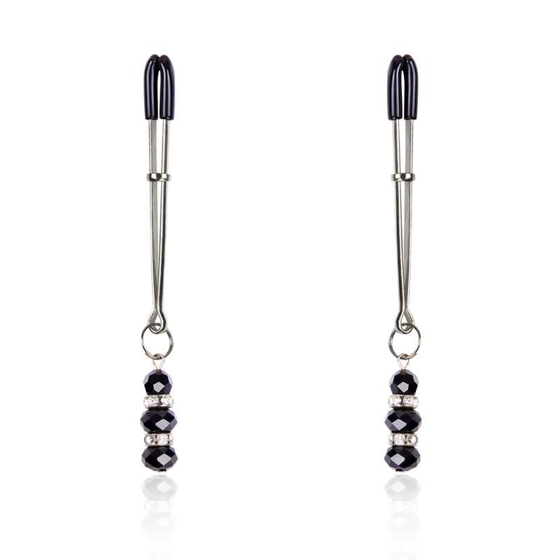 OHMAMA FETISH - NIPPLE Clamps WITH CRYSTAL STONES - 2