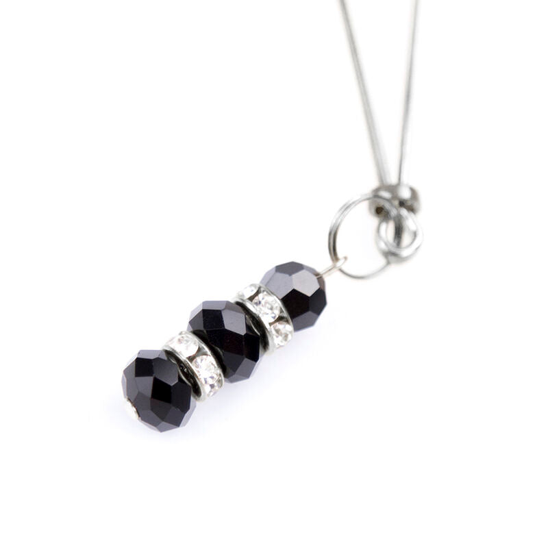 OHMAMA FETISH - NIPPLE Clamps WITH CRYSTAL STONES - 3