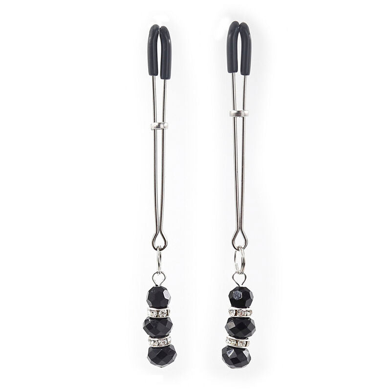 OHMAMA FETISH - NIPPLE Clamps WITH CRYSTAL STONES - 6