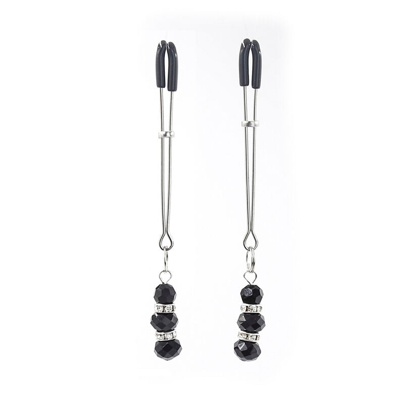 OHMAMA FETISH - NIPPLE Clamps WITH CRYSTAL STONES - 8