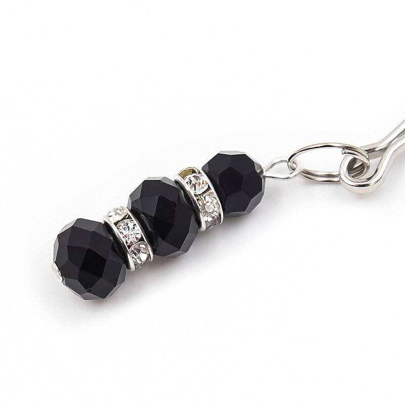 OHMAMA FETISH - NIPPLE Clamps WITH CRYSTAL STONES - 10
