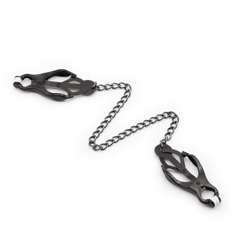 OHMAMA FETISH - JAPANESE NIPPLE Clamps WITH BLACK CHAIN - 1