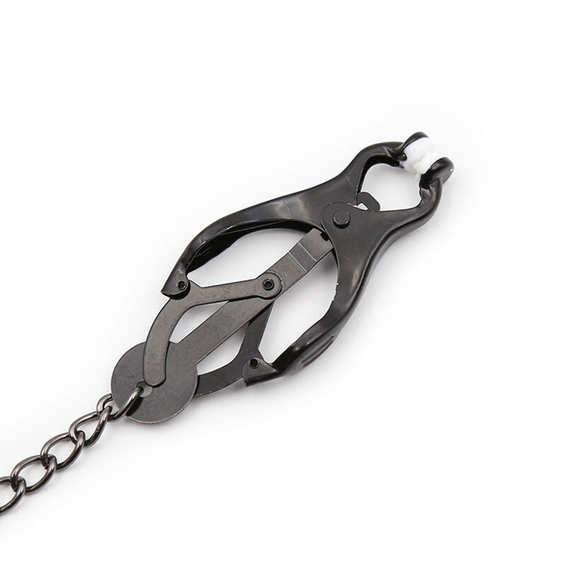 OHMAMA FETISH - JAPANESE NIPPLE Clamps WITH BLACK CHAIN - 5