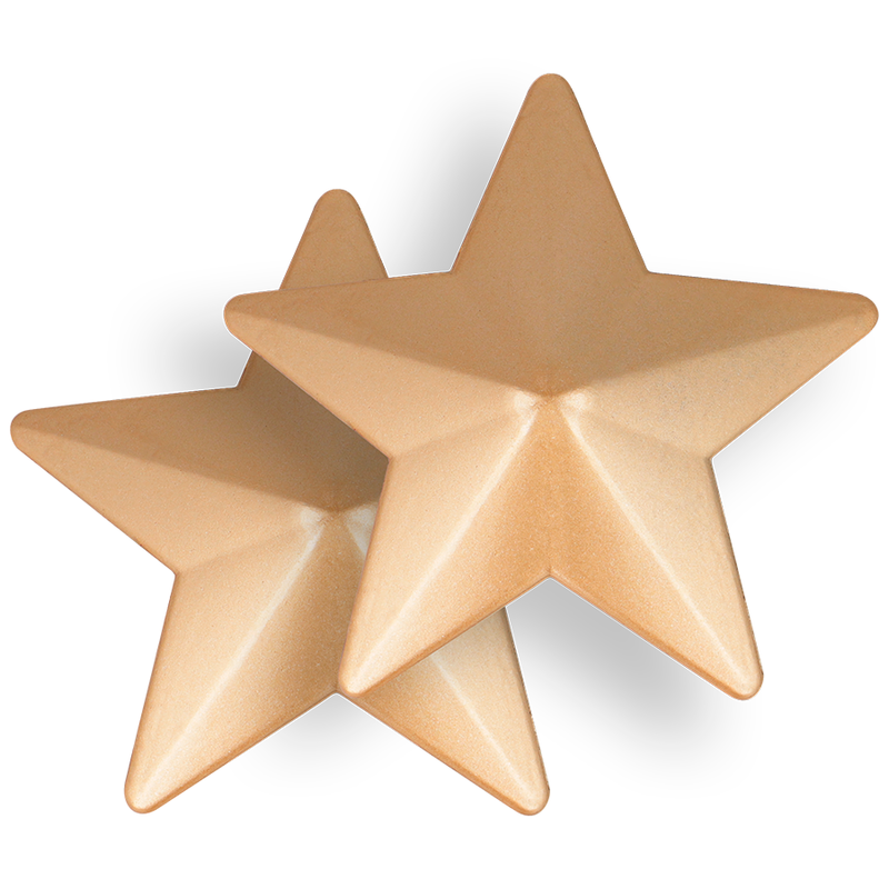 COQUETTE CHIC DESIRE - NIPPLE COVERS GOLDEN STARS - 3