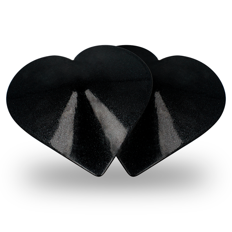 COQUETTE CHIC DESIRE - NIPPLE COVERS BLACK HEARTS - 2