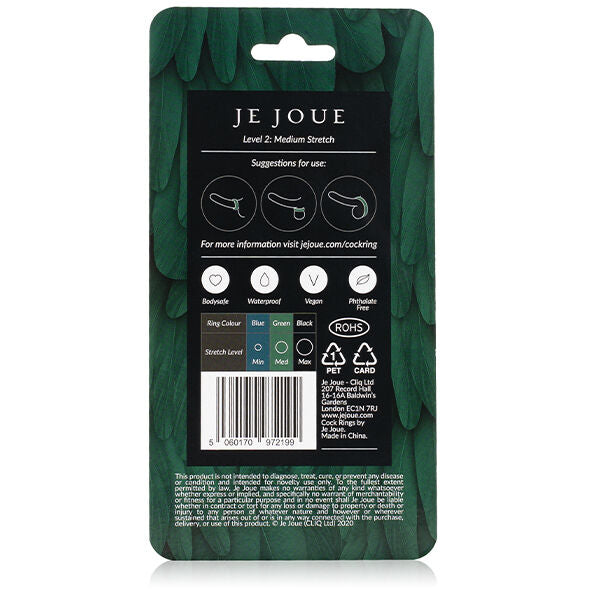 JE JOUE - GREEN SILICONE RING - MEDIUM CHOKE - 5