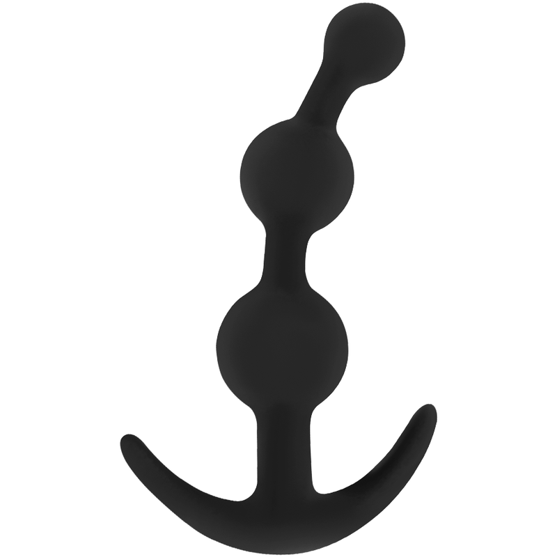 OHMAMA - CURVED SILICONE ANAL PLUG 13 CM - 2