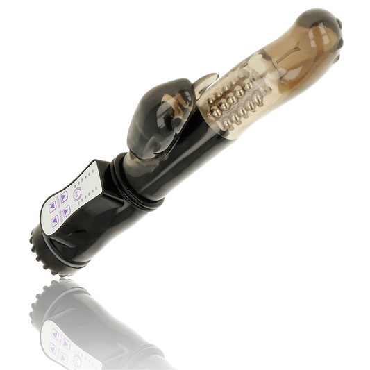 OHMAMA - VIBRATEUR ROTATEUR AVEC STIMULATEUR CLITORIS DELFIN