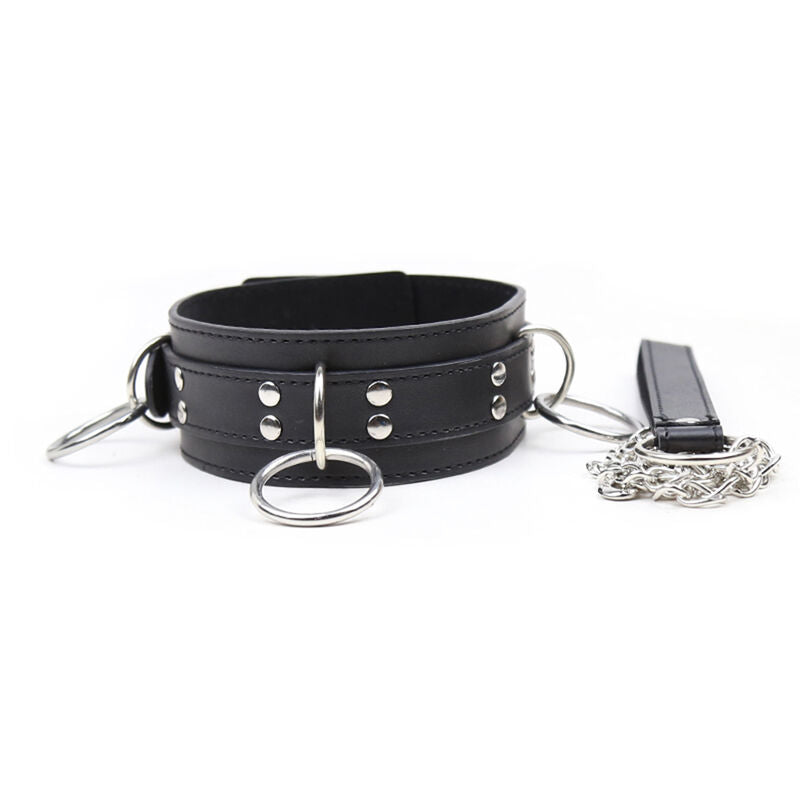 OHMAMA FETISH - SUBMISSION NECKLACE WITH 3 RINGS - 5