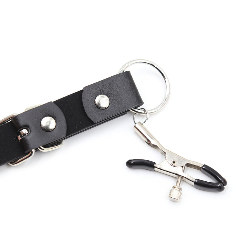 OHMAMA FETISH - CLITORIS CLAMPS WITH LEG STRAPS - 3