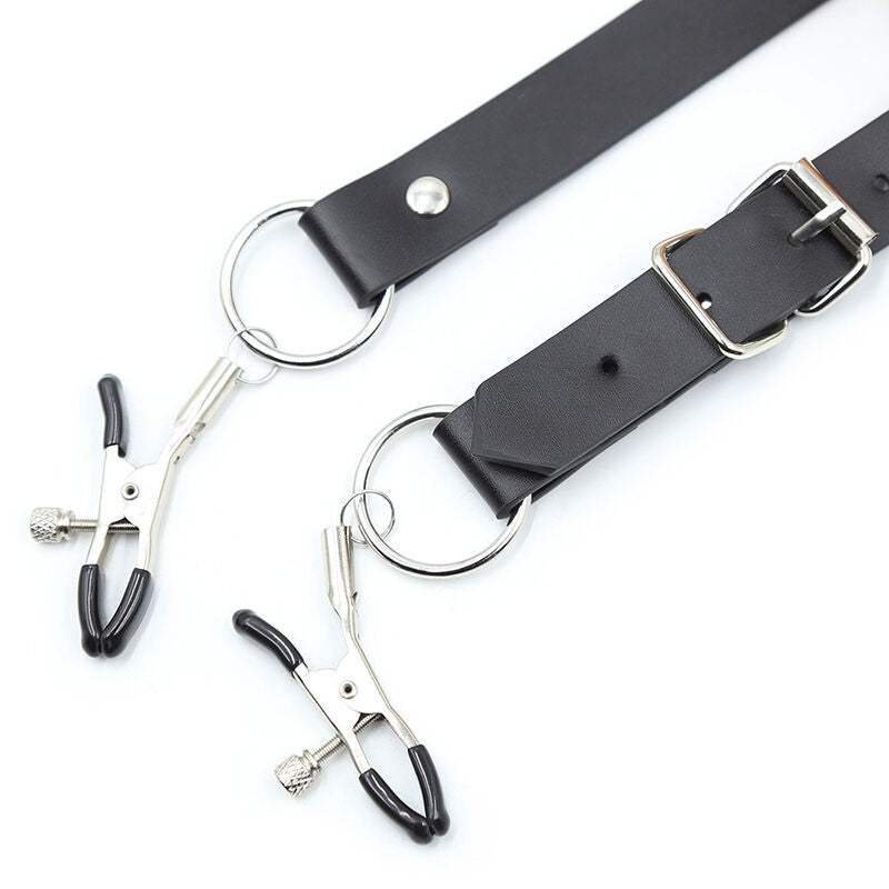 OHMAMA FETISH - CLITORAL CLAMPS WITH LEG STRAPS
