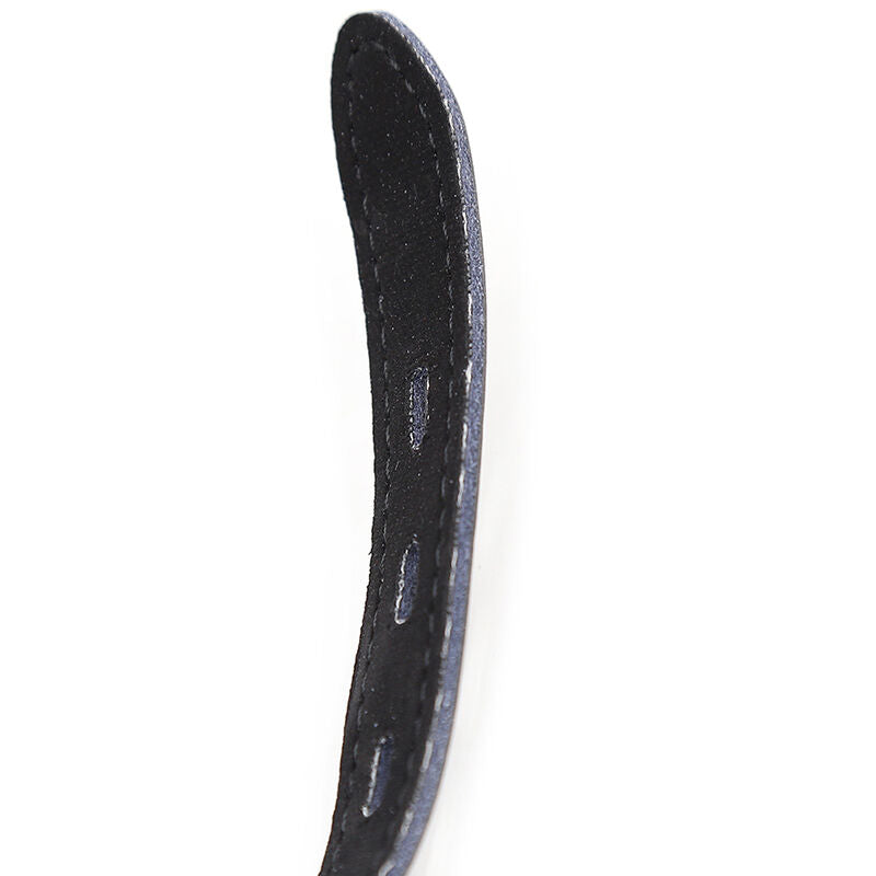 OHMAMA FETISH - SILICONE BALL GAG WITH LEATHER BELT (PADLOCK INCLUDED) - 4