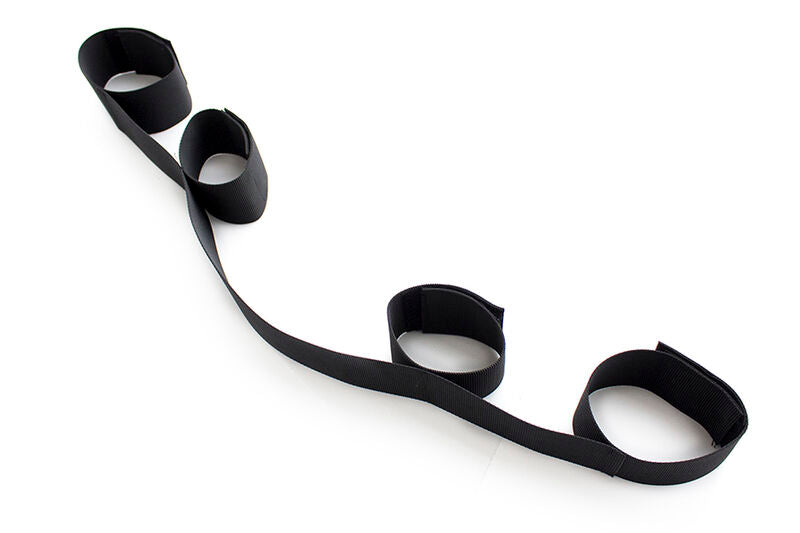 OHMAMA FETISH - SPREADER SOFT BAR FULL NYLON WRIST RESTRAINTS - 9