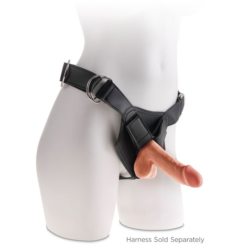 KING COCK - PLUS 3D DILDO WITH BALLS 17 CM - 5