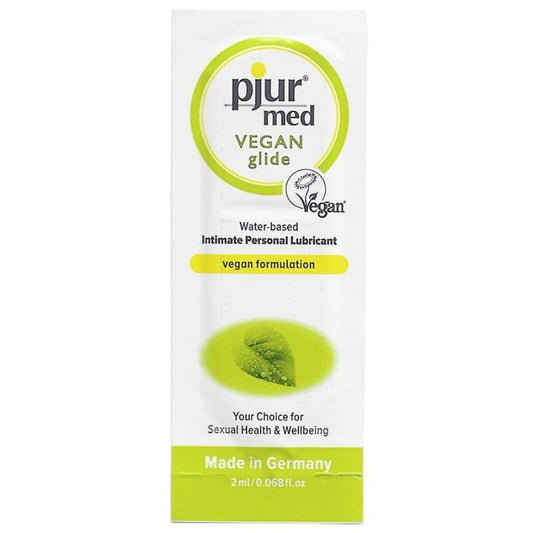 PJUR - MED VEGAN GLIDE WATER BASED LUBRICANT 2 ML - 1