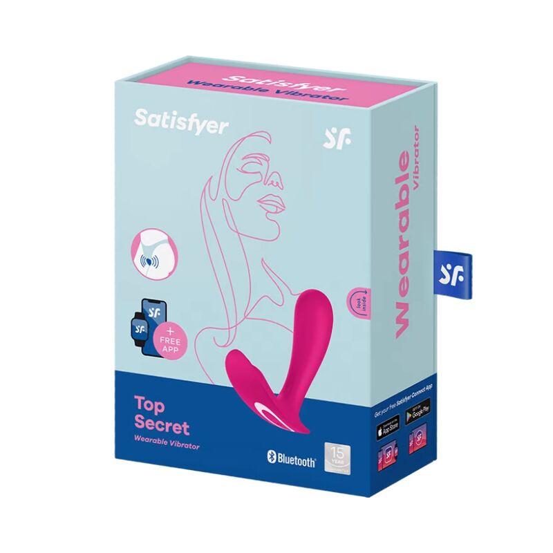 SATISFYER - TOP SECRET VIBRATOR PINK - 4