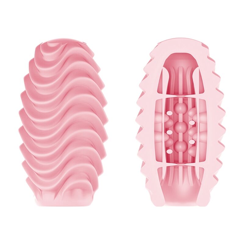 PRETTY LOVE - PINK DOUBLE SIDED MASTURBATOR EGG - 3