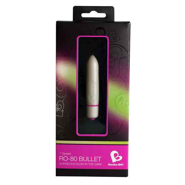 ROCKS-OFF - PROIETTORE VIBRANTE RO-80 MM ORO 7 V - Secretroomsexyshop