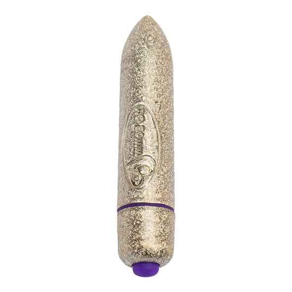 ROCKS-OFF - PROIETTORE VIBRANTE RO-80 MM ORO 7 V - Secretroomsexyshop