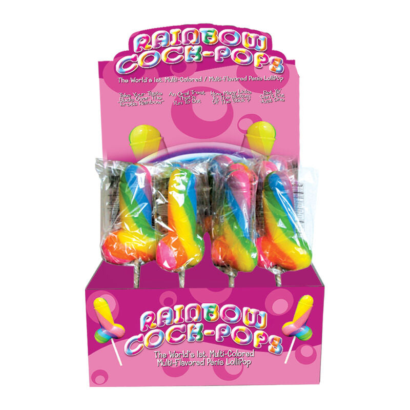 PRIDE - SPENCER & FLEETWOOD RAINBOW COCK LGBT LOLLIPOP - 1