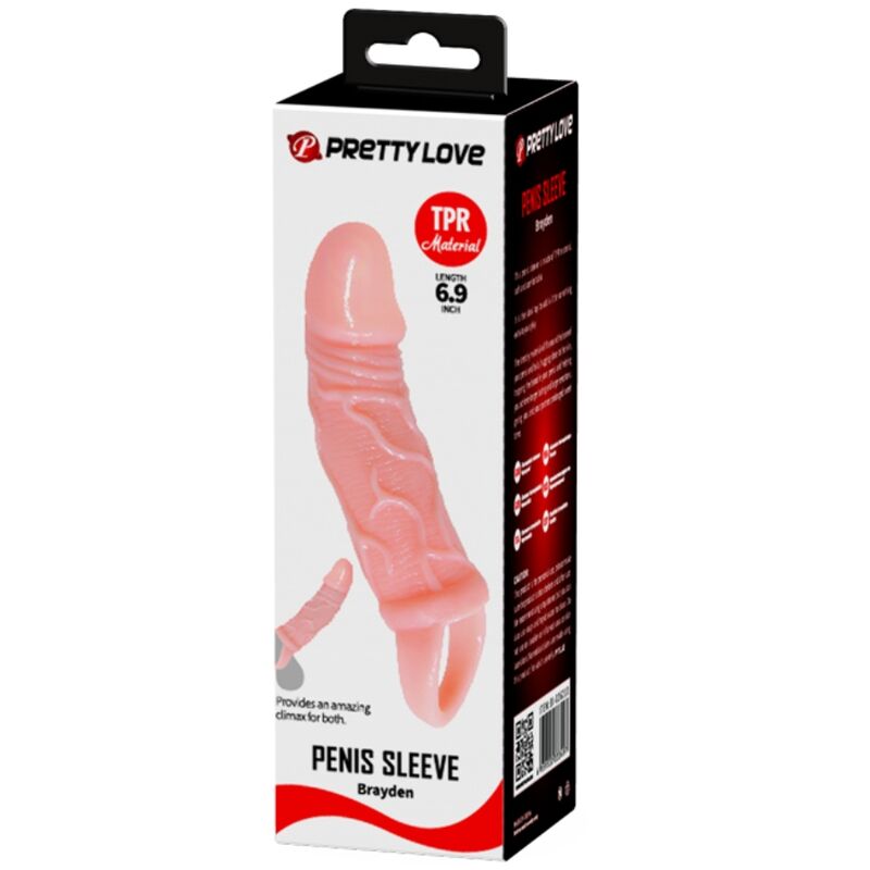 BAILE - PENIS EXTENDER SHEATH WITH STRAP FOR TESTICLES 13.5 CM - 3