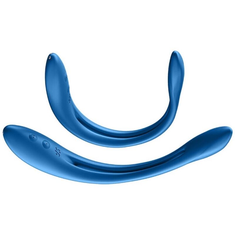 SATISFYER - ELASTIC GAME MULTI VIBRATOR BLUE - 4