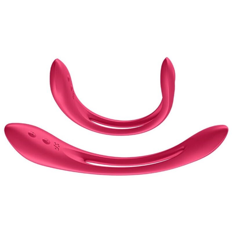 SATISFYER - ELASTIC JOY MULTI VIBRATOR RED - 3