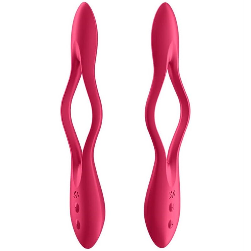 SATISFYER - ELASTIC JOY MULTI VIBRATOR RED - 5