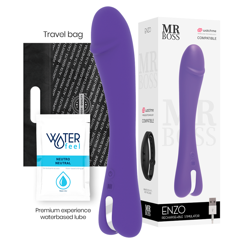 MR BOSS - ENZO VIBRATOR WATCHME WIRELESS TECHONOLOGY COMPATIBLE - 3