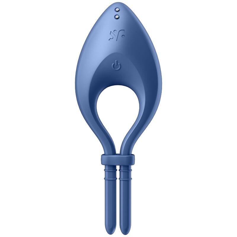 SATISFYER - BULLSEYE RING VIBRATOR APP BLUE - 2