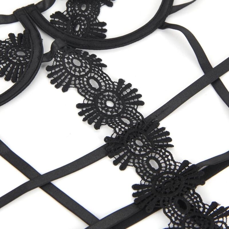 SUBBLIME - TEDDY À BRETELLES EN DENTELLE S/M