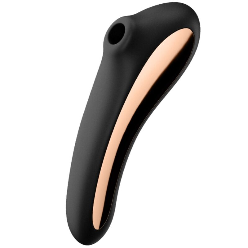 SATISFYER - DUAL KISS AIR PULSE VIBRATOR BLACK - 1