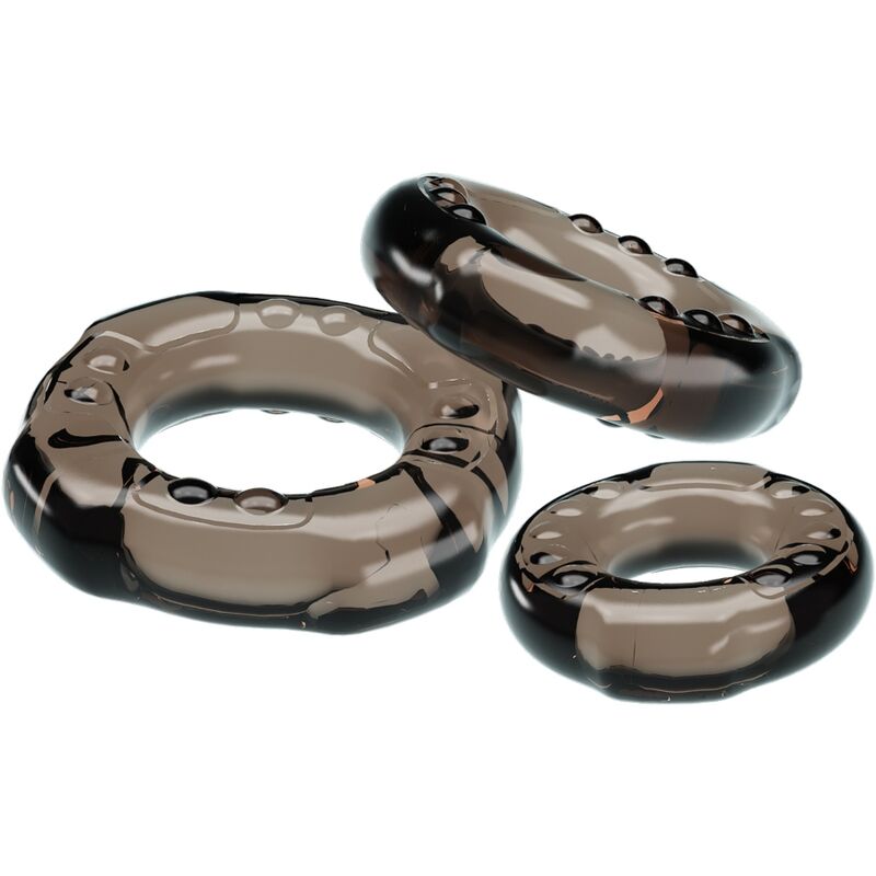 BAILE - COCK RINGS YVONNE SET 3 ANNEAUX PÉNIS