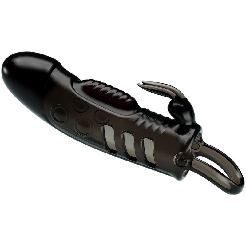 PRETTY LOVE - SLOANE RABBIT PENIS SHEATH BLACK - 3