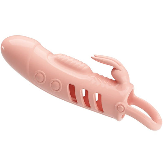 PRETTY LOVE - SLOANE NATURAL RABBIT PENIS SHEATH - 1