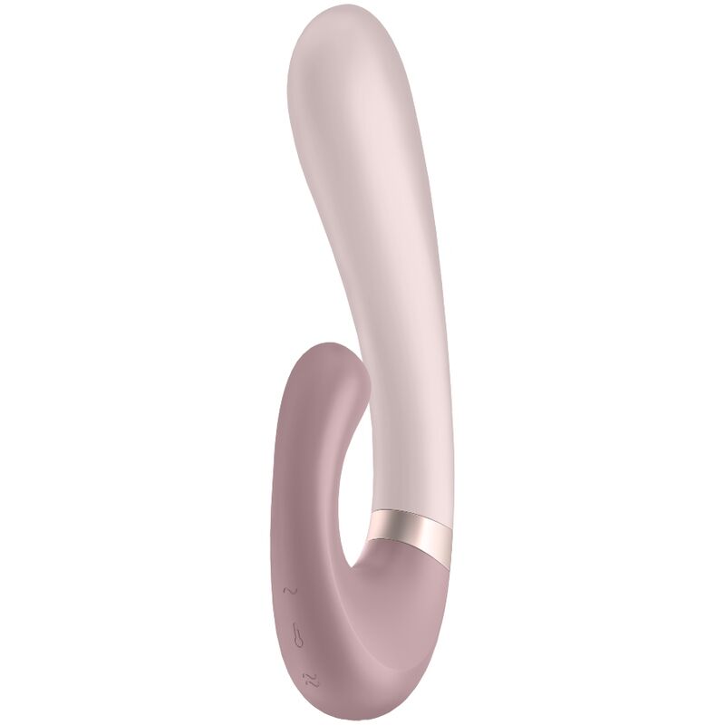 SATISFYER - HEAT WAVE VIBRATOR APP WHITE - PINK - 4