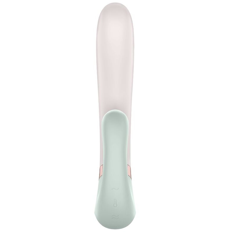 SATISFYER - HEAT WAVE VIBRATOR APP WHITE - PINK - 5