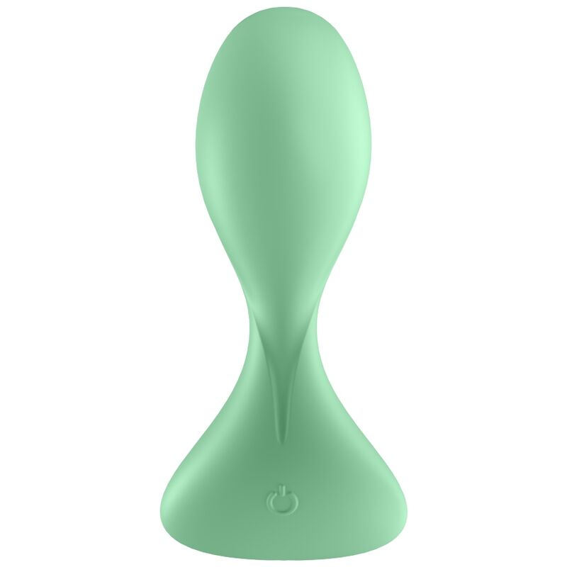 SATISFYER - TRENDSETTER VIBRATING PLUG APP GREEN - BLACK - 6
