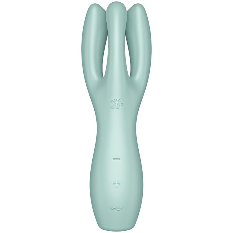 SATISFYER - THREESOME 3 VIBRATOR MINT - GREEN - 8