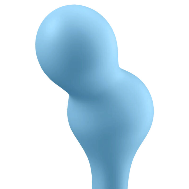 SATISFYER - DEEP DIVER VIBRATING PLUG APP BLUE - GREY - 6