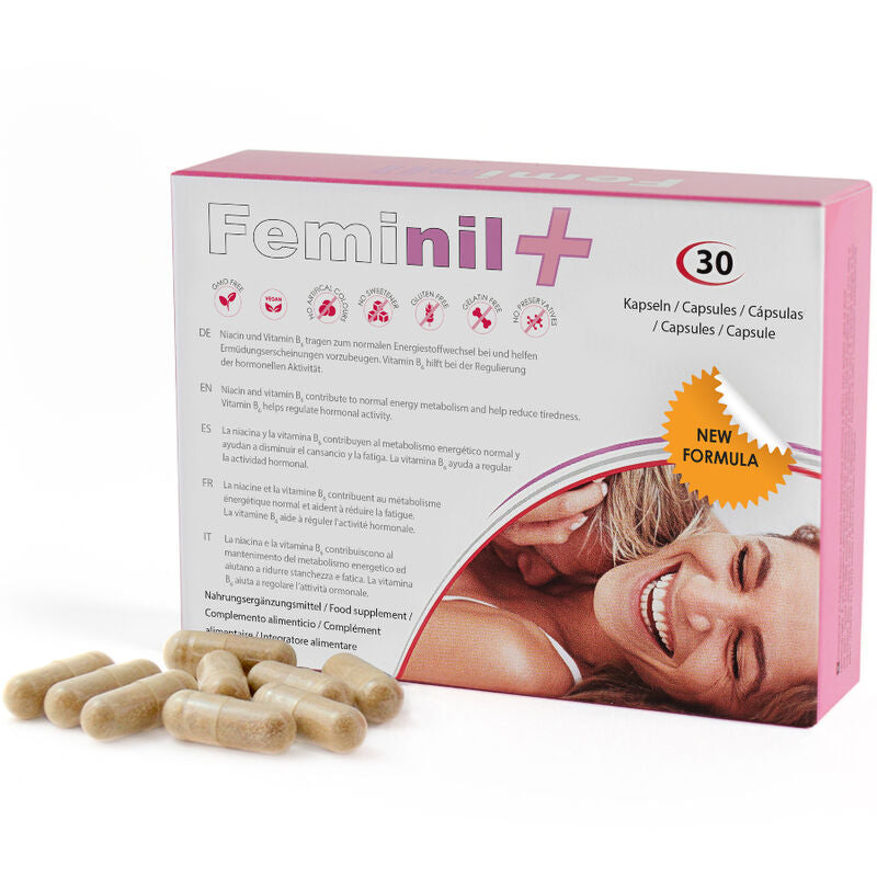 500 COSMETICS - FEMINIL+ MIGLIORAMENTO DELLA LIBIDO SESSUALE FEMMINILE - 30 CAPSULE - Secretroomsexyshop