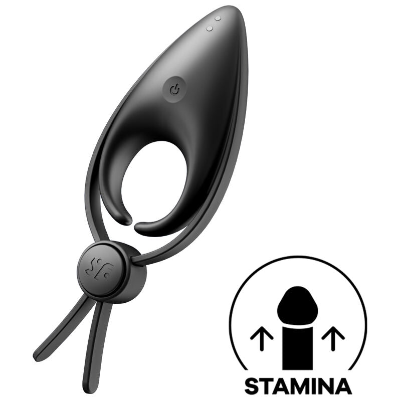 SATISFYER - SNIPER RING VIBRATOR BLACK - BLACK - 6