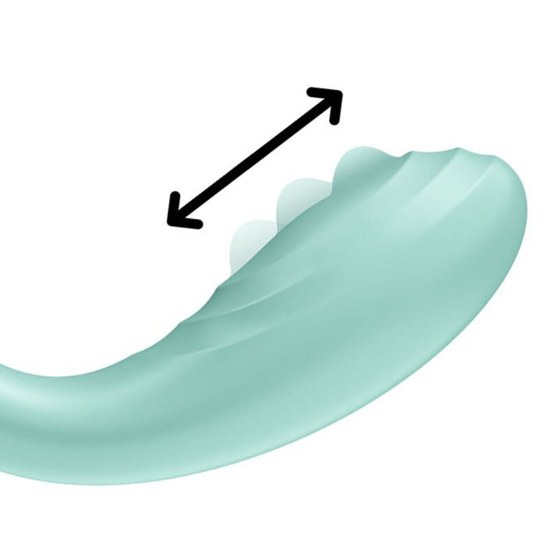 SATISFYER - RRROLLING PLEASURE GSPOT VIBRATOR WHITE - 4
