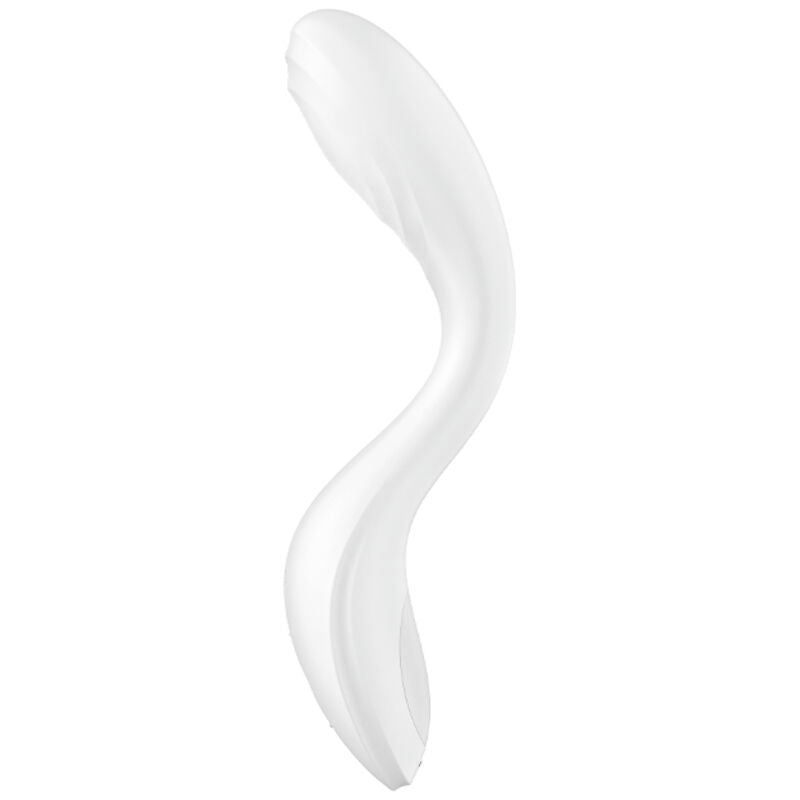 SATISFYER - RRROLLING PLEASURE GSPOT VIBRATOR WHITE - GREEN - 6