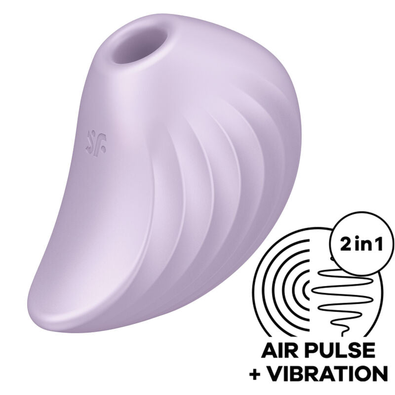 SATISFYER - PEARL DIVER AIR PULSE STIMULATOR & VIBRATOR VIOLET - LILAC - 8