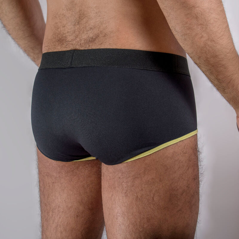 MACHO - MS24A BRIEF DARK YELLOW UNDERPANTS S - 2